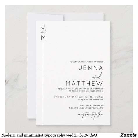 Wedding Invitation Typography Design, Simple Classy Wedding Invitations, Wedding Invitations Minimal, Simple Wedding Invitations Minimalist, Minimalist Invitation Wedding, Modern Simple Wedding Invitations, Modern Wedding Invitations Minimalist, Minimalist Wedding Invitation Modern, Wedding Invitation Text