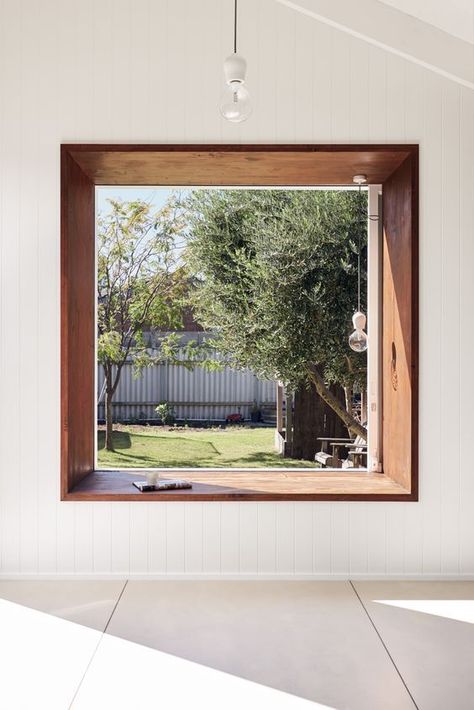 Bay Street House | Brilliant Creek Window Seat Design, Box Window, Window Benches, Window Seats, Street House, Room With A View, Extension Ideas, Seat Design, Interior Modern