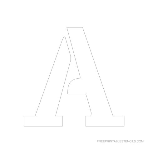 Printable 6 Inch Letter Stencil A A Letter Printable, 6 Inch Letter Stencils Free Printable, Letter A Template, Letter C Template, Letter A Printables, Letter A Printable, Letter Stencils To Print, Letter A Alphabet, Free Stencils Printables Templates