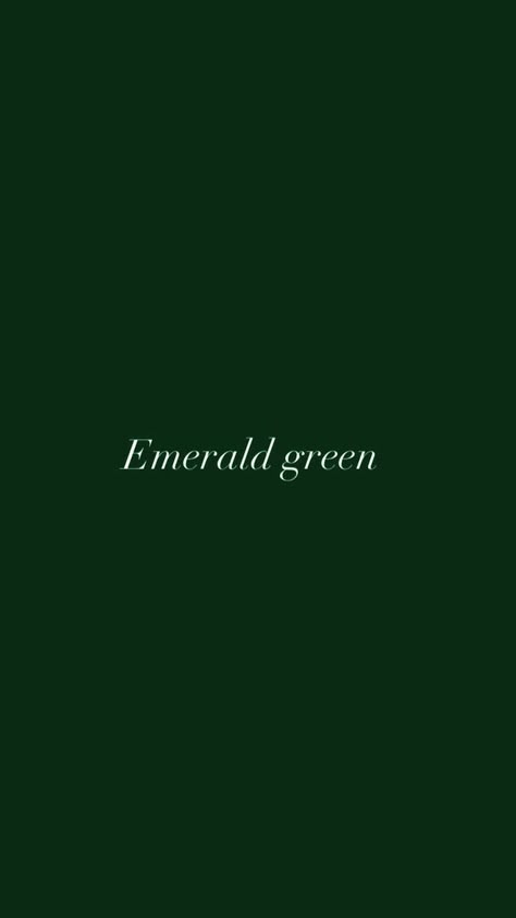 Emerald Green Pantone, Pretty Phone Backgrounds, Green Name, Dark Green Aesthetic, Forest Color, Royal Green, Green Palette, Color Vibe, Dark Autumn