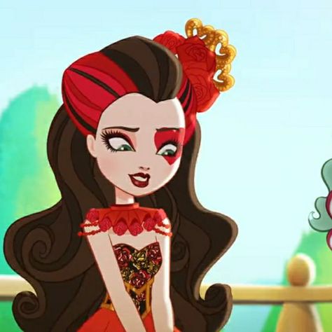 Lizzie Hearts Costume, Lizzie Hearts Fanart, Lizzie Hearts Icon, Ever After High Lizzie Hearts, Lizzy Hearts, Daring Charming, Red Characters, Queen Of Hearts Halloween, Just Add Magic