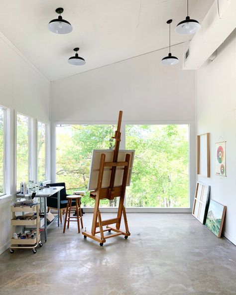 Atlanta Apartments, Creative Studio Space, Rent Studio, Art Studio Space, Art Studio Room, Art Studio Organization, Art Studio Design, Art Studio At Home, 카페 인테리어 디�자인