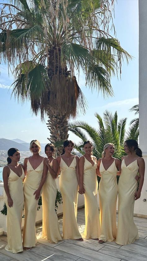 Bridesmaid Dresses - Billy J – Page 5 Dream Marriage, Dream Wedding Decorations, Yellow Bridesmaid Dresses, Yellow Bridesmaids, No One Is Perfect, Body Features, Future Wedding Plans, Dream Wedding Ideas Dresses, Yellow Wedding