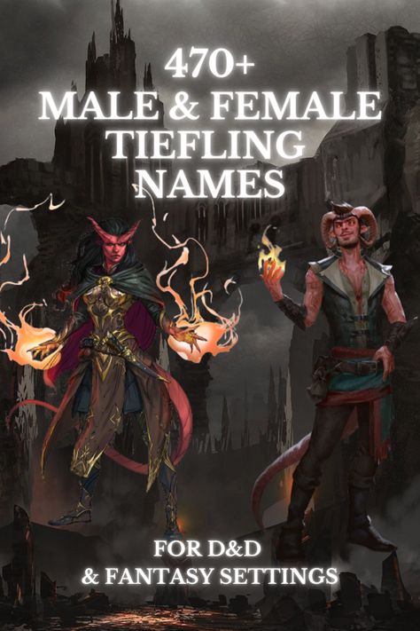 tiefling names, tiefling names female, tiefling virtue names, tiefling names dnd, male tiefling names, d&d tiefling names, tiefling last names, names for tiefling Dnd Names Tiefling, Tiefling Virtue Names, Teifling Female Names, Dnd 5e Tiefling, Teifling Names, Tiefling Female Names, Tiefling Names Female, Dnd Names Female, Dragon Names Female