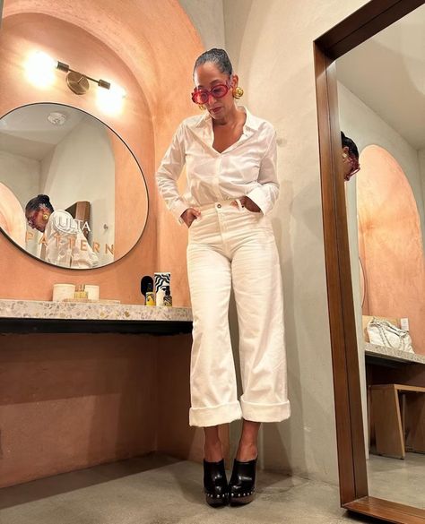 Tracee Ellis Ross’ Shoe Collection Is One Of The Best In Hollywood Tracee Ellis Ross Style Outfits, Tracee Ellis Ross Style, Tracey Ellis, Tracee Ellis Ross Fashion, Trending Flats, Tracee Ellis Ross, All Black Looks, Style Crush, Latest Outfits