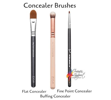 Brushes For Concealer, What Brush To Use For Concealer, Concealer Brush How To Use A, How To Apply Concealer With A Brush, Best Concealer Brush, Concealer Brushes, Applying Concealer, Liquid Foundation Brush, Skincare Ideas