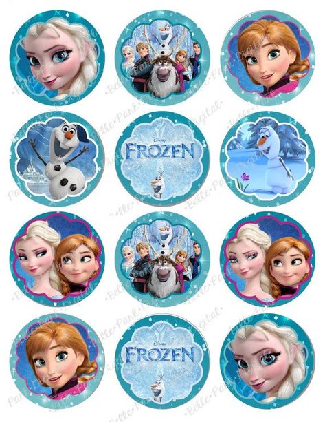 Disney Frozen Cupcakes, Frozen Elsa Cake Topper, Frozen Centerpieces, Frozen Cupcake Toppers, Elsa Cake Toppers, Elsa Cake Frozen, Frozen Printables, Frozen Cupcakes, Frozen Bday Party