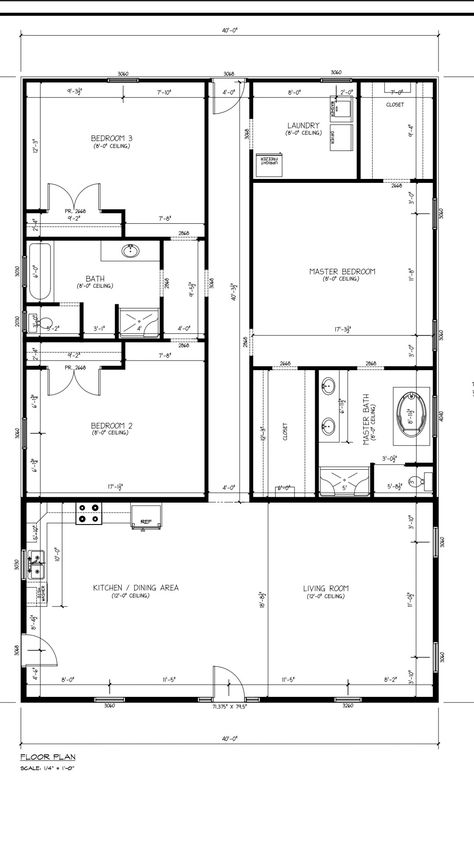 Square House Floor Plans, 900 Sq Ft House Plans, Katrina Cottage, Small House Design Floor Plan, 900 Sq Ft House, Simple Floor Plans, 3 Bedroom Floor Plan, Hotel Floor Plan, Three Bedroom House Plan