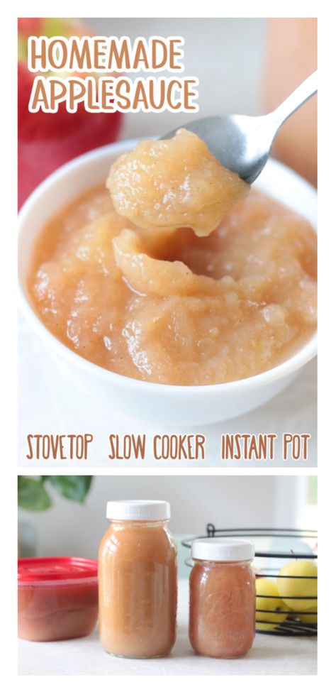 Instapot Cinnamon Applesauce, Instant Pot Applesauce For Canning, Homade Apple Sauce, Fresh Apple Sauce Homemade Applesauce, How To Make Applesauce In Crockpot, Instapot Applesauce Recipe, How To Can Apple Sauce, Canned Apple Sauce Homemade Applesauce, Simple Apple Sauce Recipe