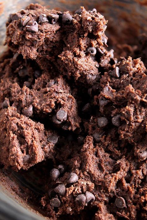 Edible Double Chocolate Cookie Dough, Chocolate Cookie Dough Edible, Edible Cookie Dough Chocolate, Brownie Dough Edible, Chocolate Edible Cookie Dough, Edible Brownie Batter Cookie Dough, Brownie Batter Cookie Dough, Edible Dough, Edible Brownie Batter