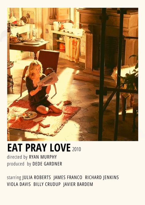 Eat Love Pray Movie, Eat Pray Love Movie Poster, Eat Pray Love Aesthetic, Eat Pray Love Book, Eat Pray Love Movie, Eat Love Pray, Romcom Movies, Billy Crudup, Girly Movies