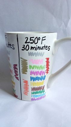 The Ultimate Guide to Sharpie Mugs | Tips, Tricks, and Hints to Get the Most Out of Your Sharpie Mugs | The Best Temperatures, Materials, and Cooking Times | Destination Decoration Fundraisers Ideas, Diy Christmas Mugs, Sharpie Mugs, Diy Sharpie Mug, Sharpie Crafts, Sharpie Mug, Diy Sharpie, Cadeau Parents, Diy Mugs