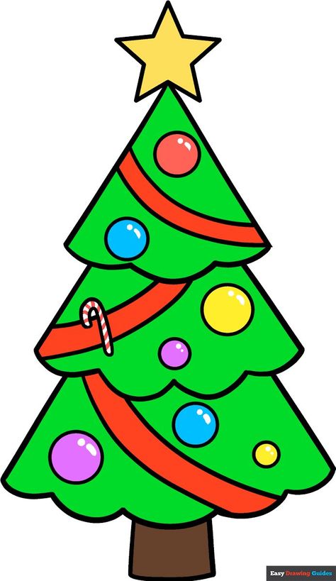 Learn How to Draw a Christmas Tree: Easy Step-by-Step Drawing Tutorial for Kids and Beginners. #Christmas Tree #drawingtutorial #Winter #easydrawing. See the full tutorial at https://easydrawingguides.com/draw-christmas-tree/ . Drawing A Christmas Tree Easy, Xmas Tree Drawing For Kids, Easy To Draw Christmas Tree, Christmas Tree Digital Art, Tree Christmas Drawing, Christmas Tree Simple Drawing, Christmas Drawing Easy For Kids, Christmas Tree Cartoon Drawing, Winter Drawings Easy For Kids