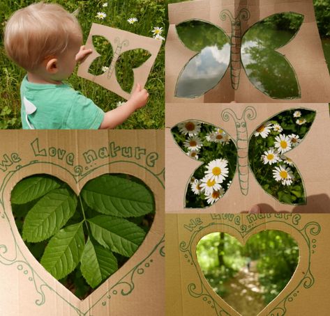 Waldorf Kindergarten Activities, Forest School Activities, Nature School, Garden Inspo, Theme Nature, Deco Nature, Art Frames, Forest School, Nature Play