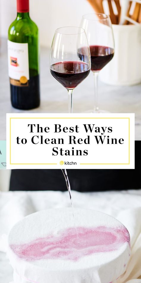 Red Wine Stain Removal, Wine Stain Remover, Cleaning Window Tracks, Red Wine Stains, Clean Baking Pans, Spilled Wine, Wine Kitchen, Stain On Clothes, Wine Stains