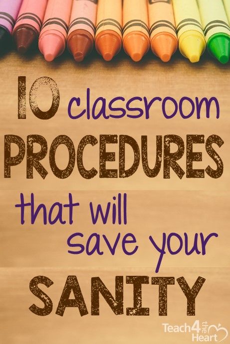 10 classroom procedures that will save your sanity Teaching Classroom Management, Classroom Procedures, Classroom Behavior Management, Classroom Management Tips, Classroom Management Strategies, Classroom Organisation, Class Management, Middle School Classroom, Classroom Behavior