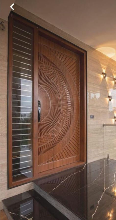 Teakwood Door Design Entrance, Double Door For Main Entrance, Main Door With Window Design, Wooden Main Door Design Front Entry, Teakwood Main Door Design, Sagwan Door Design, Entrance Door Design Luxury, Latest Main Door Design Entrance, Main Door Design Modern Front Entry