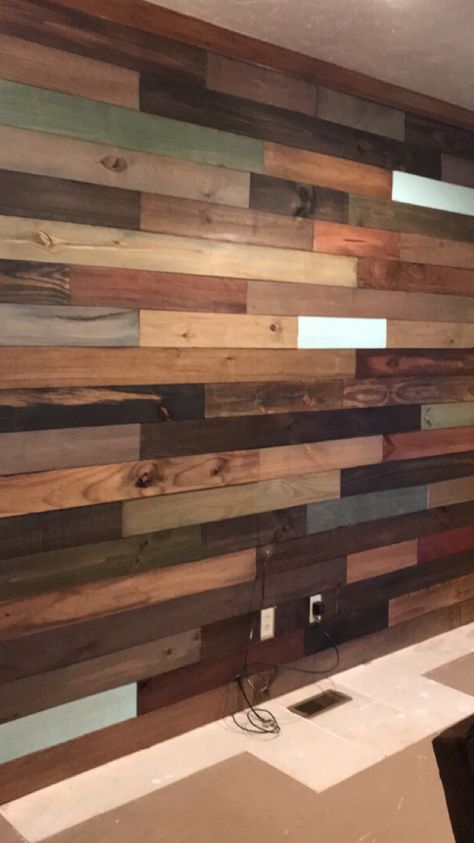 Barn Board Wall, Wall Stains, Pallet Wall Decor, Wood Plank Walls, Plywood Walls, Wood Pallet Wall, Plank Walls, Board Wall, Remodeling Mobile Homes