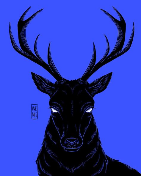 Transform your canvas into a wilderness with our deer illustration tips! Dive into a blend of artistry and nature, mastering art that bring your deer to life. Stag Head Drawing, Blue Background Drawing, Black Head Piece, Deer Profile, Deer Quotes, Stag Illustration, Stag Silhouette, Deer Face, Illustration Tips