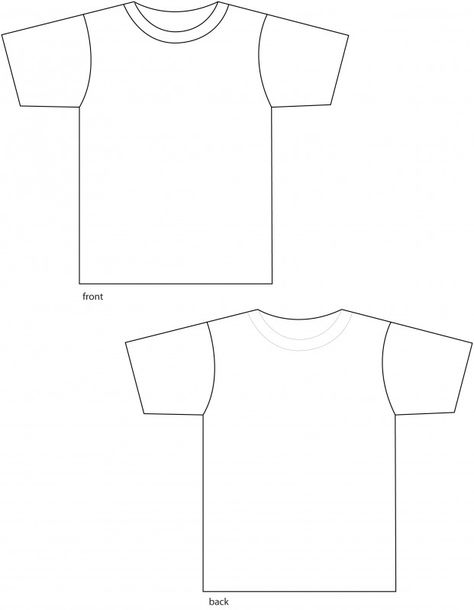 10+ professional T-shirt templates to help you create unique and stylish designs. Download free clip art, stencils & SVGs. #tshirttemplates #tshirtdesign . #T_Shirt_Outline_Drawing #Croquis #Shirts_Drawing_Design #T_Shirt_Template_Design Blank T Shirts Template, T Shirt Outline Drawing, Shirts Drawing Design, T Shirt Outline Template, Clothing Outline Template, Clothing Brand Templates, Hoodie Outline Template, Shirt Outline Drawing, T Shirt Design Drawing