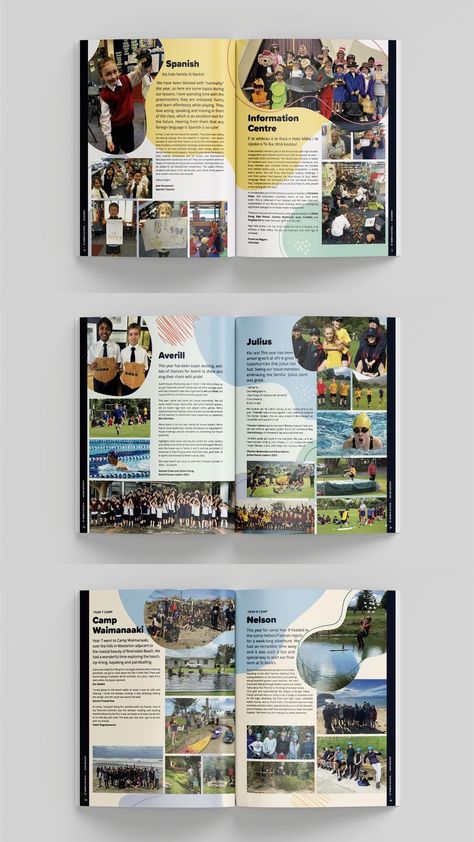 St Marks School 2023 yearbook pages #School_Magazine_Layout_Design #Yearbook_Club_Pages #Magazine_Ideas_For_School_Project #College_Yearbook_Design Yearbook Introduction Page, Yearbook Club Pages, Yearbook Page Design, Yearbook Page Design Ideas, Yearbook Layout Design, Modern Yearbook Design, Creative Yearbook Pages, Year In Review Design, Yearbook Pages Ideas Creative