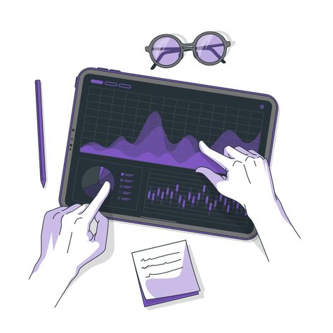 Analytics Dashboard, Illustration Story, Web Analytics, Internet Technology, Concept Illustration, Business Illustration, Data Analytics, Web Marketing, Data Analysis