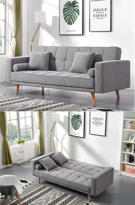 51 Sofa Beds To Create A Chic Multiuse Space That Guests Will Love Sofa Bed For Small Spaces Guest Room, Scandinavian Sofa Bed, Small Room With Sofa Bed, Diy Sofa Bed Small Spaces, Futons For Small Spaces, Living Room Sofa Bed, Sofa To Bed, Sofa Bed Design Modern, Day Bed Sofa