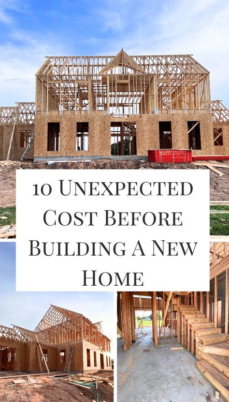 How Much To Build A House, New Build Layout, Home Building Planner, Buy Land And Build A House, Where To Save Money When Building A Home, Building New Home Ideas, New House Construction Ideas, Diy Home Building Ideas, Building A House Checklist First Time