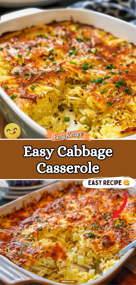 Vegetarian Cabbage Casserole, Things To Make With Cabbage, Easy Cabbage Casserole, Recipes For Cabbage, Cheesy Cabbage Casserole, Recipes With Cabbage, Cooked Cabbage Recipes, Recipe For Cabbage, Potato And Cabbage