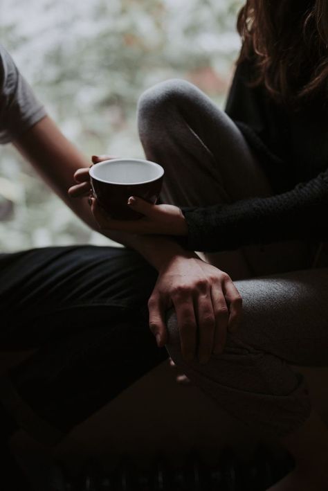 Couple Drinking Coffee Aesthetic, Coffee Couple Photography, Coffee Couple Aesthetic, Chill Couple Aesthetic, Couple In Kitchen, Couple Baking, Cozy Couple, Downtown Loft, Tahoe Elopement