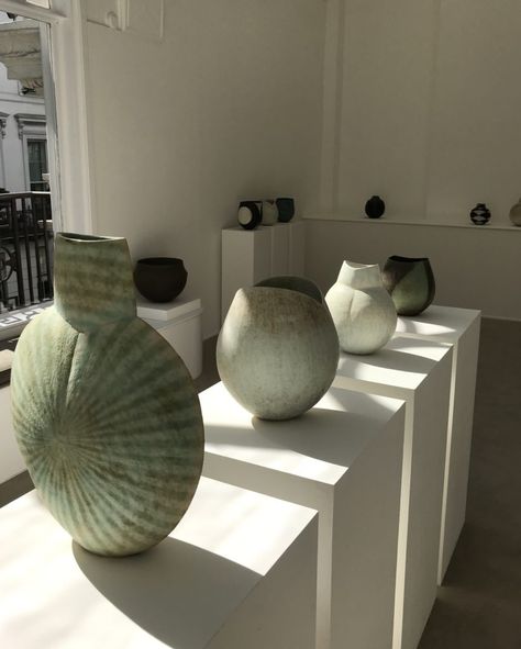 Pottery Gallery Display, Pottery Exhibition, Exhibition Project, Exhibition Display Design, John Ward, Studio Ceramics, Contemporary Studio, Natural Ceramic, Contemporary Pottery