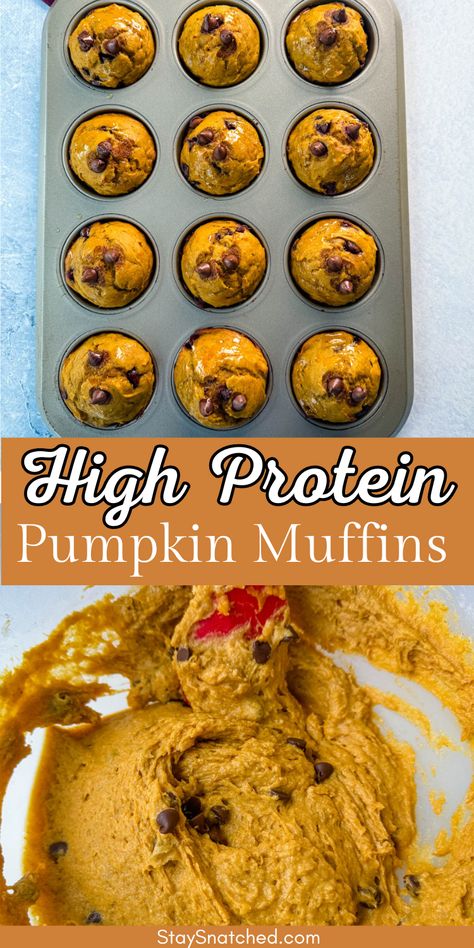 Boost your mornings with these High Protein Pumpkin Muffins! Packed with pumpkin spice flavors and a good dose of protein, they’re the perfect healthy breakfast or post-workout snack. Moist, fluffy, and easy to make, these muffins are a delicious way to enjoy fall flavors while staying on track with your goals! Pre Workout Muffins, Healthy Pumpkin Breakfast Cookies, Easy Breakfast Ideas Healthy Protein, Easy Protein Pumpkin Muffins, Easy Pumpkin Muffins Healthy, Healthy Pumpkin Breakfast Muffins, Healthy Protein Pumpkin Muffins, Protein Pumpkin Muffins Healthy, High Protein Pumpkin Breakfast