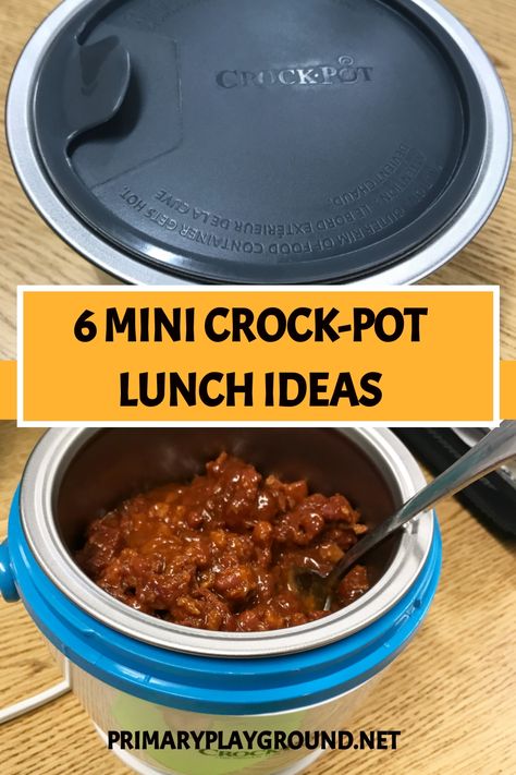 Essen, Lunch Crock Pot Recipes, Crockpot Lunch Crock Recipes, Easy Crock Pot Lunch Recipes, Mini Crock Pot Meals For One, Personal Crockpot Recipes One, Individual Crock Pot Meals, Personal Crock Pot Recipes, Crock Pot Lunch Ideas