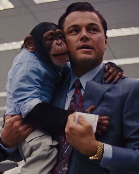 Project Beau on Instagram: “• Best friends: Leonardo DiCaprio in “The Wolf of Wall Street”, 2013. 🐒 • All praise belongs to the Director/Owner” The Wolf Of Wall Street, Wolf Of Wall Street, The Wolf, Leonardo Dicaprio, Wall Street, A Man, Wall