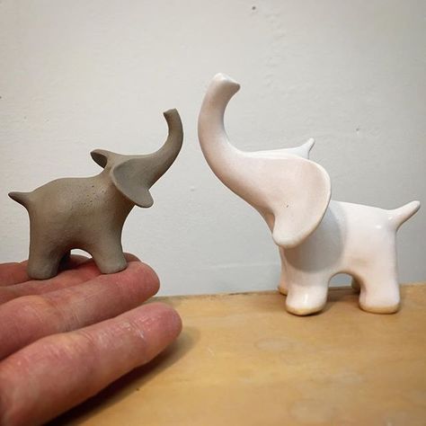 When life gives you scraps, make elephants.....                                                                                                                                                      More Pottery Animals, Sculptures Céramiques, Cerámica Ideas, Clay Animals, Pottery Classes, Ceramic Animals, Ceramics Projects, Sculpting Clay, Pottery Designs