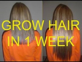 How to grow your hair in less than 1 week (Natural Fast Hair Growth remedy) - YouTube Hair Growth, Grow Hair, Hair, Fast Hair, Hair Remedies For Growth, Fast Hairstyles, Hair Growth Faster, Hair Pins