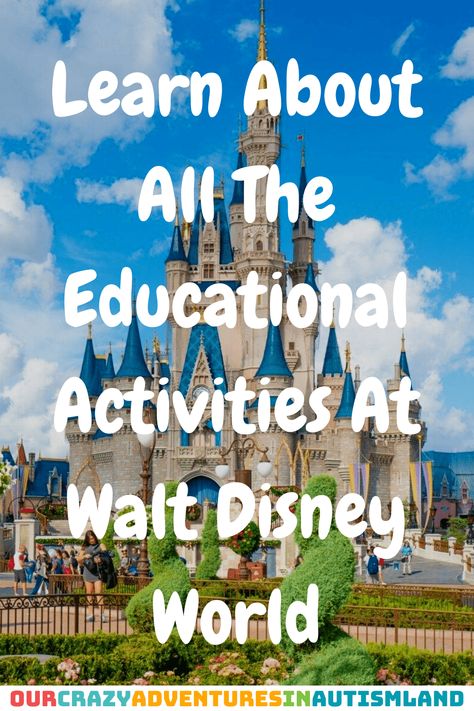 Walt Disney World is loaded with educational activities. Learn while you play without thinking about it no matter what park you visit. via @pennyrogers Disney World Transportation, Crazy Adventures, Alternative Education, Homeschool Encouragement, Disney Shanghai, Cultural Studies, Kindergarten Learning, Homeschool Activities, Disney Cruise Line