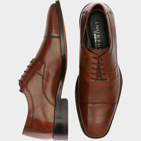 Old Brown Shoe Brown Dress Shoes Men, Mens Brown Dress Shoes, Mens Dress Outfits, Johnston And Murphy Shoes, Mens Wearhouse, Brown Dress Shoes, Simple Shoes, Black Dress Shoes, Business Shoes