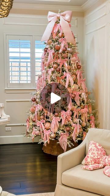 Aly McDaniel on Instagram: "🎀 Pink hair bow Christmas tree! 🎀 every single bow is a hair bow!!! 😍I linked all the ones I used!!!
Comment SHOP below to receive a DM with the link to shop this post on my LTK ⬇ https://liketk.it/4XUr8" Christmas Tree With Bows, Pink Christmas Tree Decorations, Bow Tree, Bow Christmas Tree, Pink Hair Bow, Ribbon Tree, Tree Themes, Pink Hair Bows, Bow Christmas