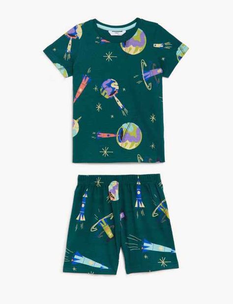 Boys’ Pyjamas & Onesies | M&S IE Boys Nightwear, Dark Space, Travel Size Beauty Products, Dress Up Outfits, Weather Wear, Top Beauty Products, Cotton Pyjamas, Pyjama Set, Short Pajama Set