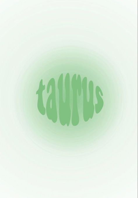 Taurus Wallpaper Aesthetic, Taurus Poster, Taurus Wallpaper, Sagittarius Wallpaper, Number Angel, Taurus Art, Printable Wall Collage, Custom Ipad, Green Sticker