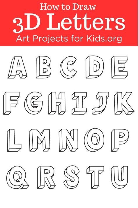 How To Do 3d Letters, Drawing Letters Step By Step, How To Write Block Letters, Draw Names Letters Design, 3d Alphabet Letters Drawing, How To Draw 3d Letters Step By Step, How To Draw Block Letters, 3d Words Drawing, 3d Words 3d Letters