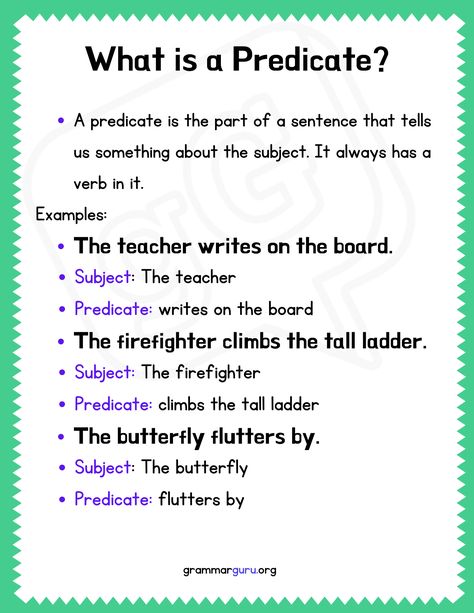 Predicate What Is Subject And Predicate, Free Reading Comprehension Worksheets, English Grammar Pdf, Basic English Grammar Book, English Grammar Notes, English Grammar For Kids, English Word Book, Grammar For Kids, English Grammar Book