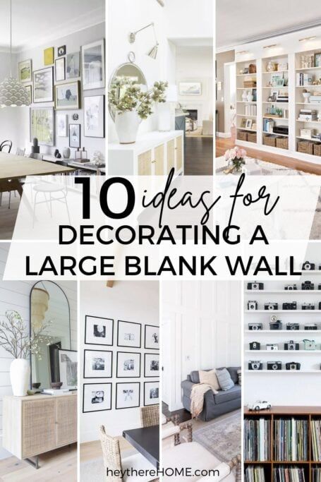 How To Decorate A Large Wall - 10 Designer Approved Ideas Farmhouse Decor For Large Wall Space, Feature Wall Art Ideas, Wall Art Displays, How To Place Wall Decor, How To Decorate Big Walls, Wall Decor Narrow Wall, Collage Wall Over Bed, Large Living Wall Decor Ideas, Long Walls Decor Ideas Living Room