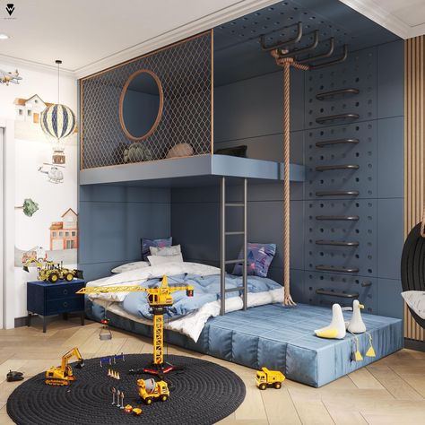 Kids Room Design Boys, Boys Bedroom Ideas, Luxury Kids Bedroom, Kids Bedroom Boys, Boys Room Design, Cool Kids Bedrooms, Children Room Boy, Boy Bedroom Design