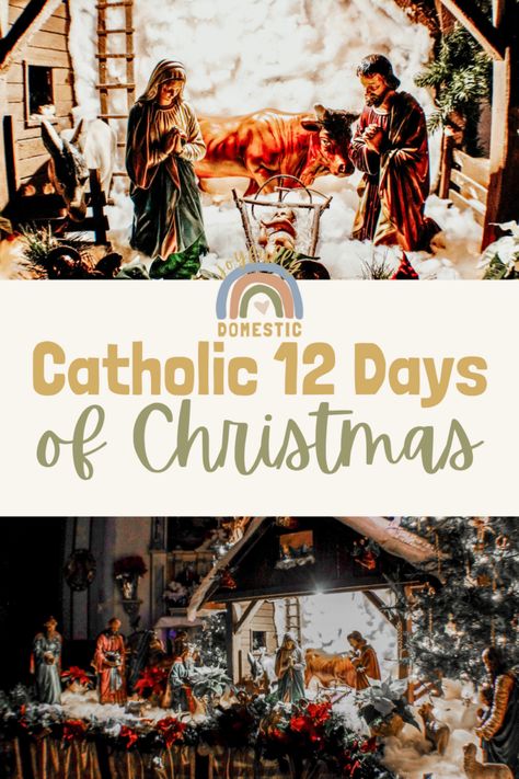 12 Days Of Christmas Epiphany, Epiphany Gifts For Kids, Advent Celebration Ideas, 12 Days Of Christmas Traditions, 12 Days Of Christmas Decorating Ideas, Epiphany Traditions, Catholic Christmas Traditions, Catholic Christmas Decorations, Advent Traditions