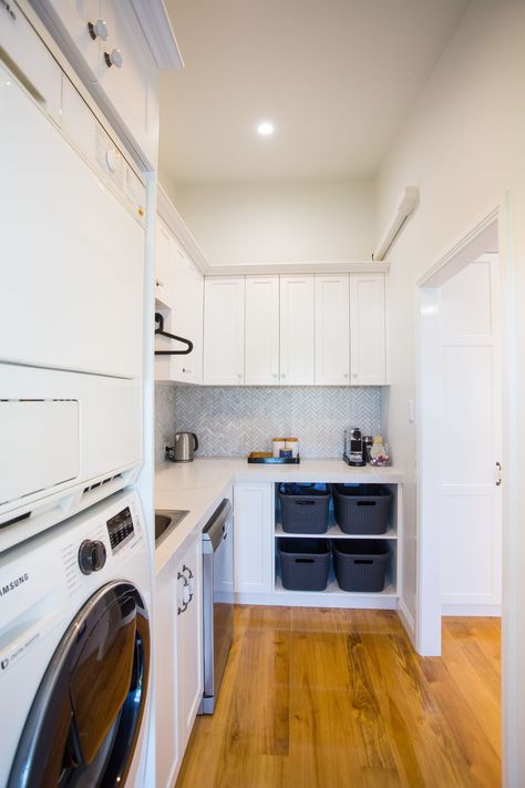 Laundry Butlers Pantry, Pantry And Laundry Room Combo Layout, Pantry Laundry Room Combo, Laundry Room Combo, Kitchen Butlers Pantry, Pantry Laundry Room, Pantry Laundry, Pantry Room, Laundry Room Flooring