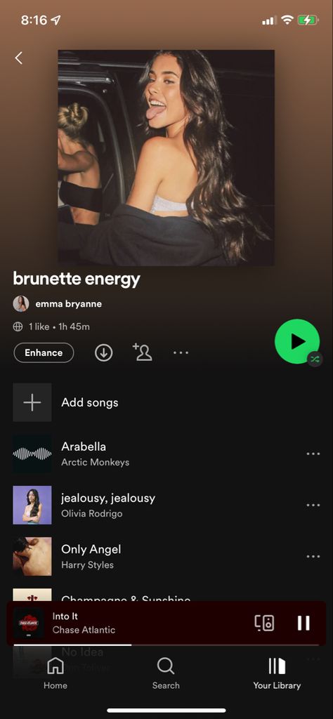 Trendy Music Playlist, Playlists For Spotify, Playlist Inspo Aesthetic, Popular Music Playlist, Brunette Energy Playlist, Spotify Playlist Covers Favorite Songs, Grwm Playlist Songs, Spotify Playlist Inspo Aesthetic, Grwm Spotify Playlist Cover