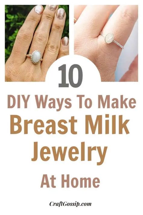 7+ Ways To Make Your Own Breast Milk Jewelry Things To Make With Breastmilk, Breast Milk Jewelry Diy, Breastmilk Keepsake, Breastmilk Recipes, Diy Breastmilk Jewelry, Breastmilk Pendant, Breastmilk Necklace, Breast Milk Jewelry, Milk Production Breastfeeding