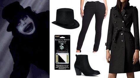 Check out everything you'll need to create your own Babadook Halloween costume this year at SHEfinds.com. It's seriously terrifying! Babadook Costume, Atomic Blonde, Autumn Candle, Halloween Costumes Makeup, Diy Halloween Costumes, Costume Makeup, Halloween Dress, Holiday Decorations, Cozy Sweaters